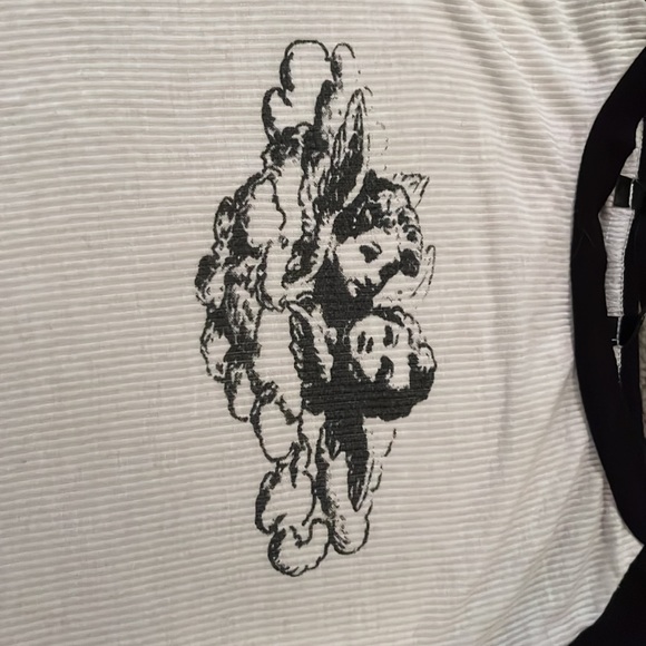 shein cropped graphic tee size xs - Picture 3 of 4